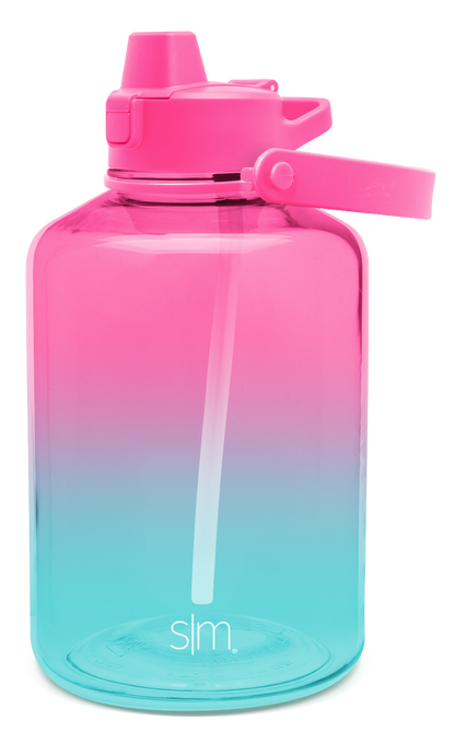 Plastic Summit With Simple Flip Silicone Straw Lid